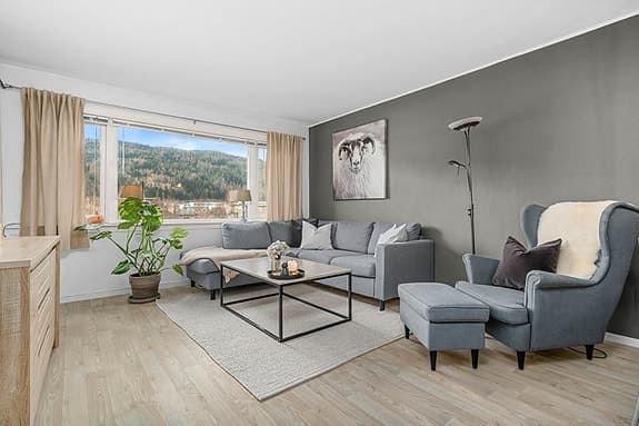 Innholdsrik 3-roms leilighet på 69 m², med vestvendt balkong og gode solforhold | Ingen dokumentavgift | Nært NTNU & BI