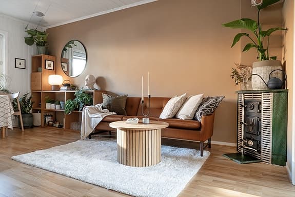 Urban og koselig 2-roms sentrumsleilighet på 33 m² | Privat, vestvendt terrasse | Lave felleskostnader & null dok.avgift