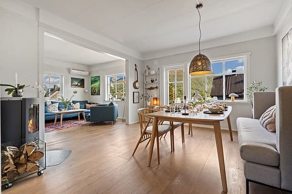 SOLGT - SKAL DU SELGE BOLIG? KONTAKT MEGLER - Flott bolig med 3 soverom og en innbydende hage - Bad og vaskerom fra 2023