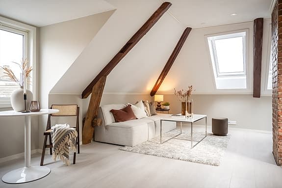 Nyetablert & innholdsrik 3-roms selveier, med privat takterrasse og 66 m² gulvareal. Like ved Solsiden. TG0 bad & kjøk.