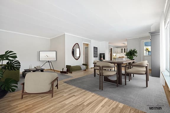 BUD MOTTATT - Innholdsrik bolig med garasje, 3 soverom, innredet kjeller og solrik tomt i Bjerkvik